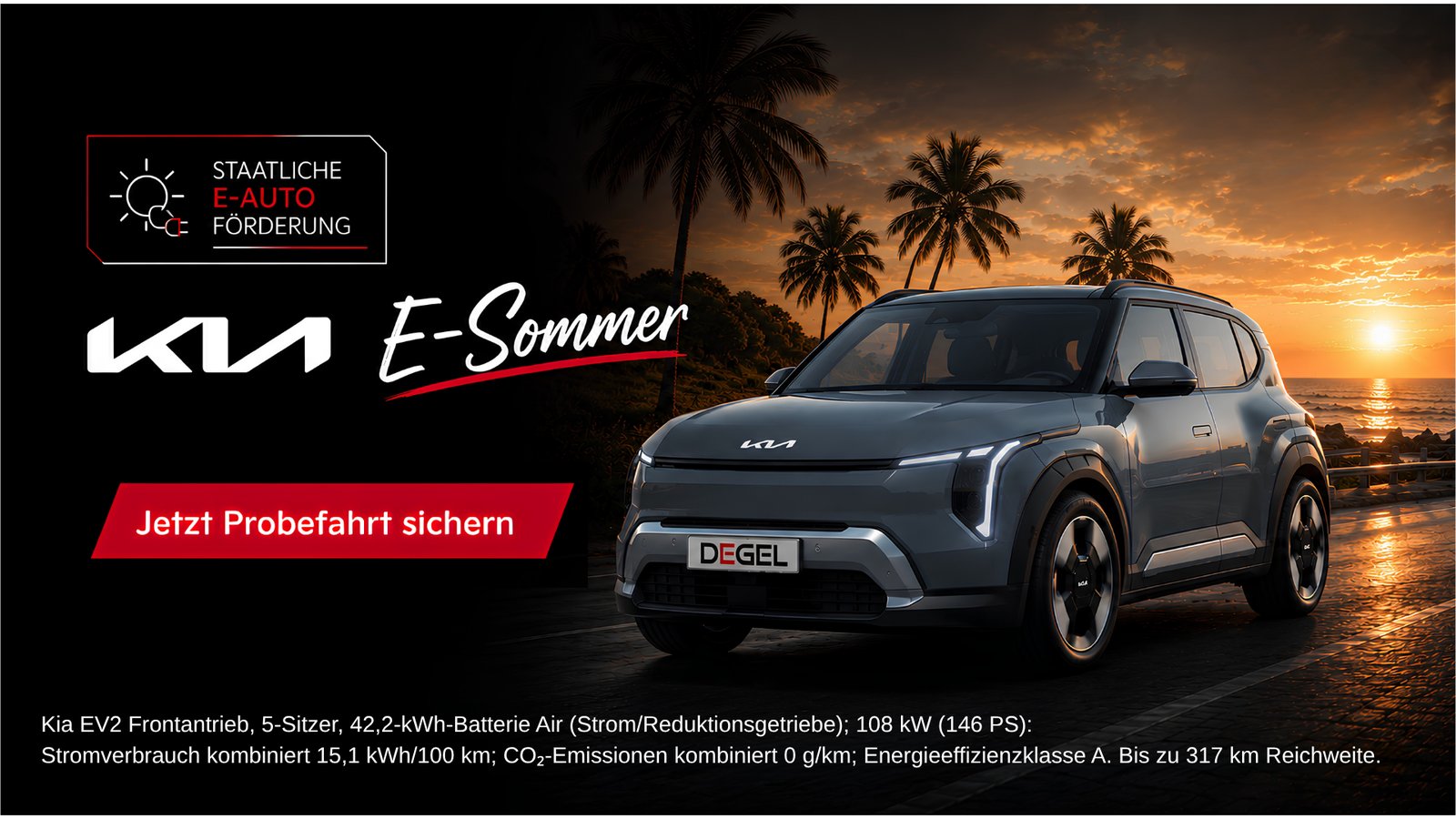 Kia EV2 – Kia E-Sommer Aktion, Jetzt Probefahrt sichern